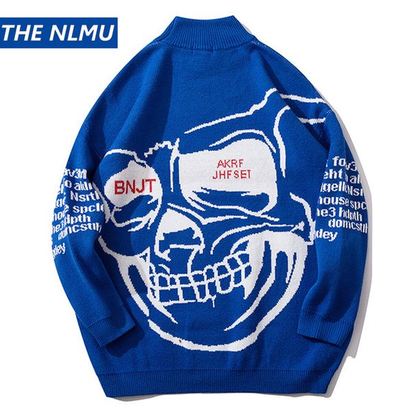 2019 mens sweaters skull print streetwear pullover o-neck long sleeve hip hop men autumn harajuku couple sweaters loose hz198, White;black
2019 mens sweaters skull print streetwear pullover o-neck long sleeve hip hop men autumn harajuku couple sweaters loose hz198, White;black