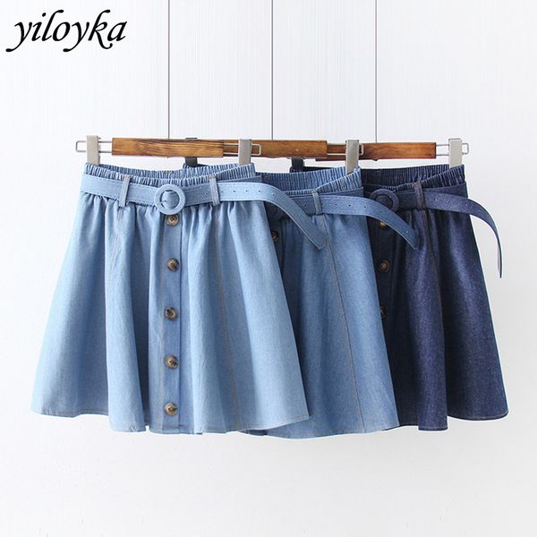 new summer denim mini skirt with belt buttons short sashes skirt with 2 layer shorts denim women elegant mini skirts womens, Black
new summer denim mini skirt with belt buttons short sashes skirt with 2 layer shorts denim women elegant mini skirts womens, Black
