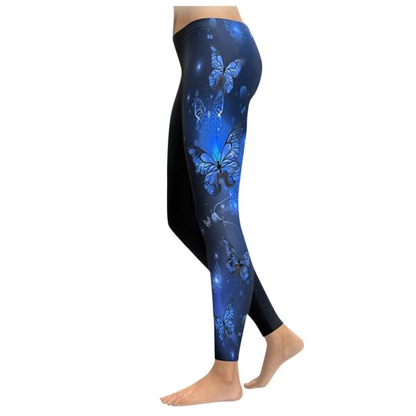 women high waist leggings butterfly printing casual yo ga pants leggings joggers women trousers workout fitness sweatpants, Black
women high waist leggings butterfly printing casual yo ga pants leggings joggers women trousers workout fitness sweatpants, Black