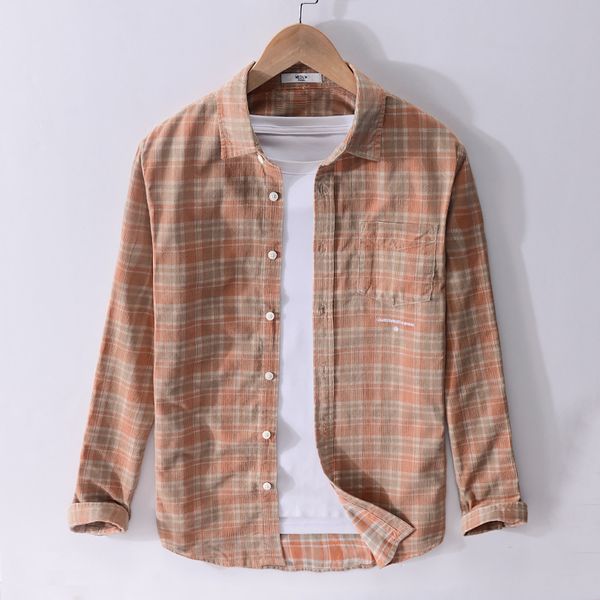 100% cotton men's plaid shirt slim fit spring autumn fashion brand casual long sleeved shirts soft comfortable vintage shirt, White;black
100% cotton men's plaid shirt slim fit spring autumn fashion brand casual long sleeved shirts soft comfortable vintage shirt, White;black