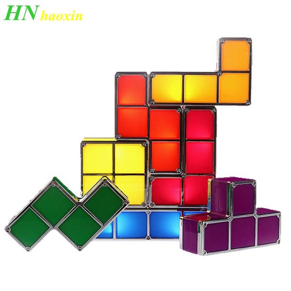 haoxin baby night light diy tetris puzzle lights stackable cube novelty toy bedside colorful led lamp decor children' s gift
haoxin baby night light diy tetris puzzle lights stackable cube novelty toy bedside colorful led lamp decor children' s gift
