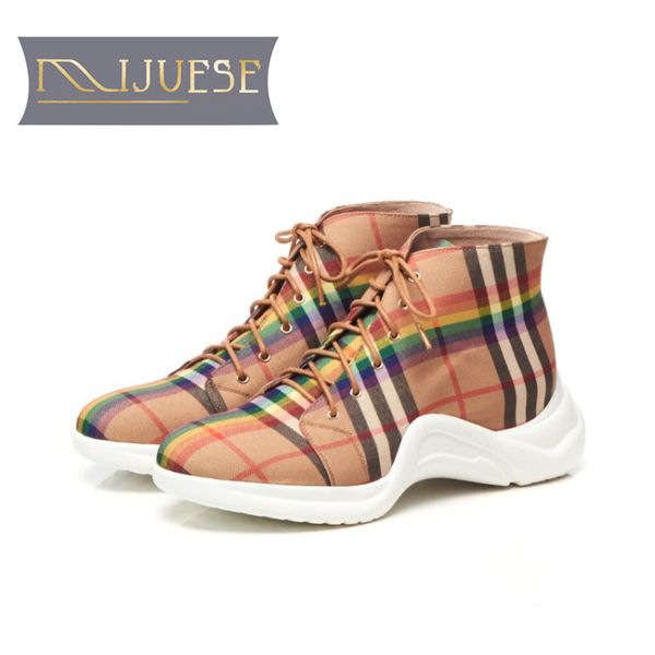 mljuese 2018 women ankle boots floral color lace up strange heel high heels winter short plush women boots size 34-43, Black
mljuese 2018 women ankle boots floral color lace up strange heel high heels winter short plush women boots size 34-43, Black