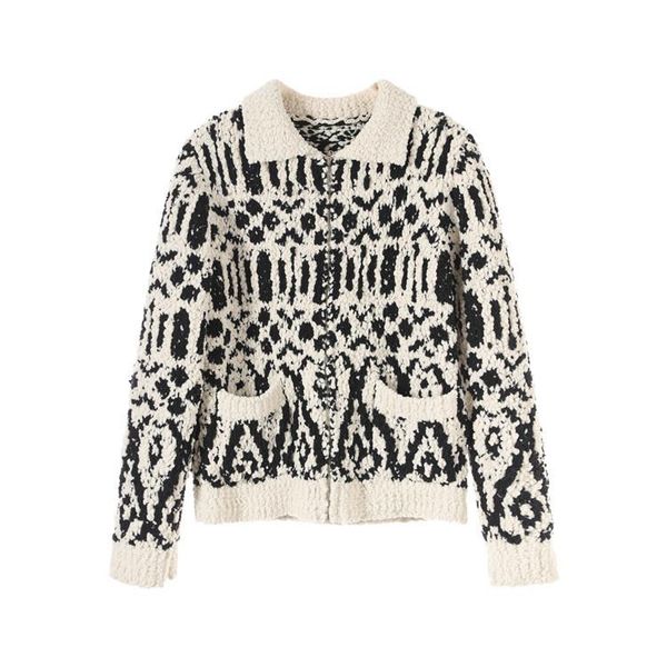 1125 2020 autumn women sweater regular long sleeve zipper crew neck panelled lapel neck brand sweater cardigan white women clothes changji, White;black
1125 2020 autumn women sweater regular long sleeve zipper crew neck panelled lapel neck brand sweater cardigan white women clothes changji, White;black