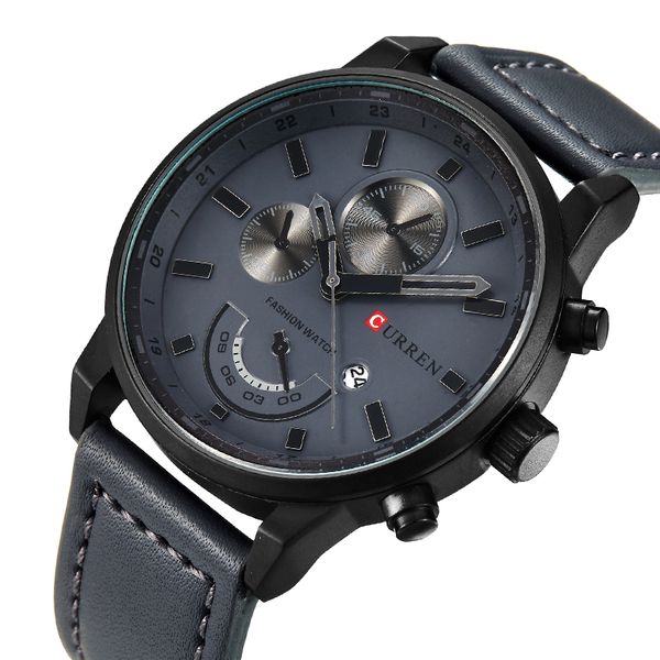 curren 2019 watch for men brand quartz-watch men's round dial analog watch with date display relogio masculino relgio masculino, Slivery;brown
curren 2019 watch for men brand quartz-watch men's round dial analog watch with date display relogio masculino relgio masculino, Slivery;brown