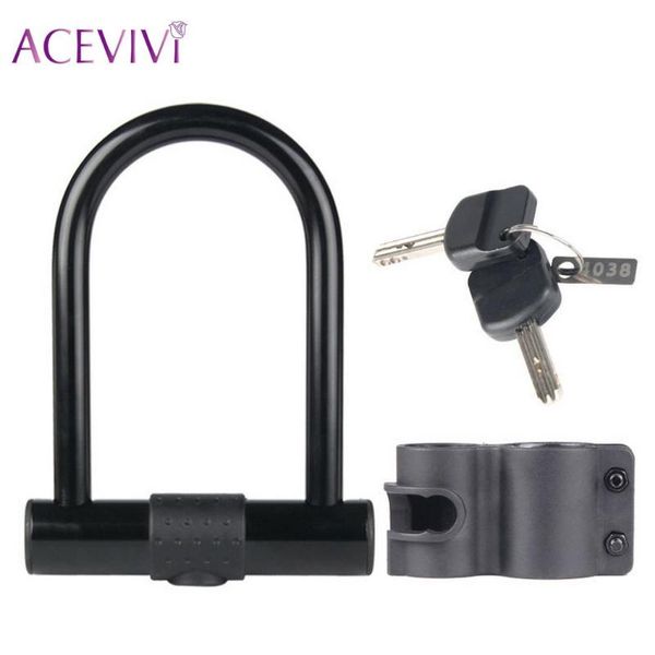 new bike lock with 2 keys strong security anti-theft bike lock u shape mount bracket mountain bicycle road bicycle motorcycle
new bike lock with 2 keys strong security anti-theft bike lock u shape mount bracket mountain bicycle road bicycle motorcycle