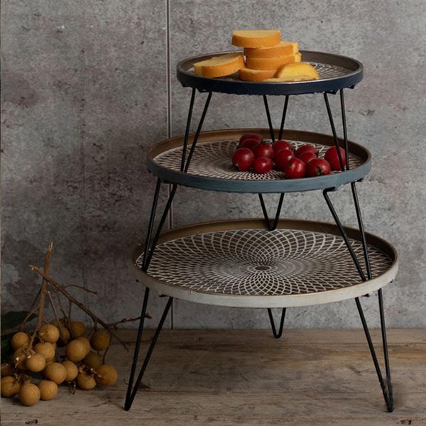 retro industrial iron round tray rack fruit snack tray storage table home garden restaurant creative decoration
retro industrial iron round tray rack fruit snack tray storage table home garden restaurant creative decoration