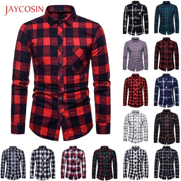joycosin 2019 new fashion men shirt winter casual men clothes multicolor plaid long sleeve lapel slim fit button shirt, White;black
joycosin 2019 new fashion men shirt winter casual men clothes multicolor plaid long sleeve lapel slim fit button shirt, White;black