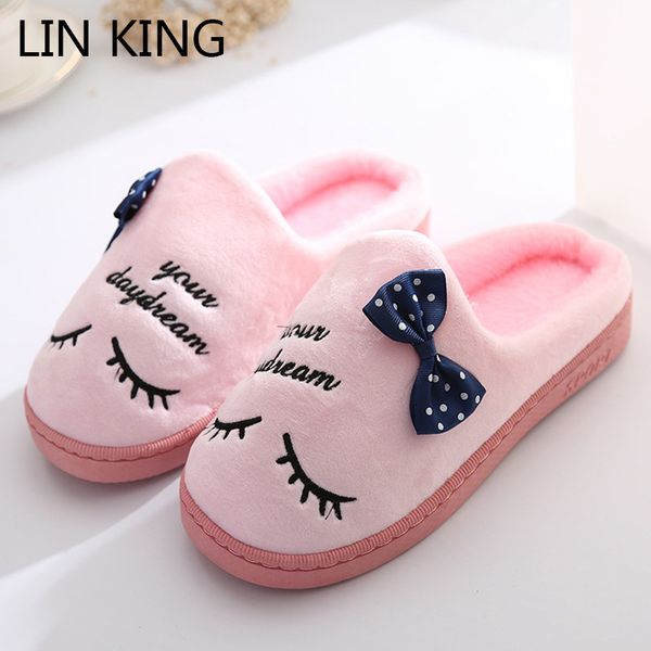 lin king sweet eyelash women home slippers shoes female house indoor shoes lovely bowtie ladies warm winter floor cotton, Black
lin king sweet eyelash women home slippers shoes female house indoor shoes lovely bowtie ladies warm winter floor cotton, Black