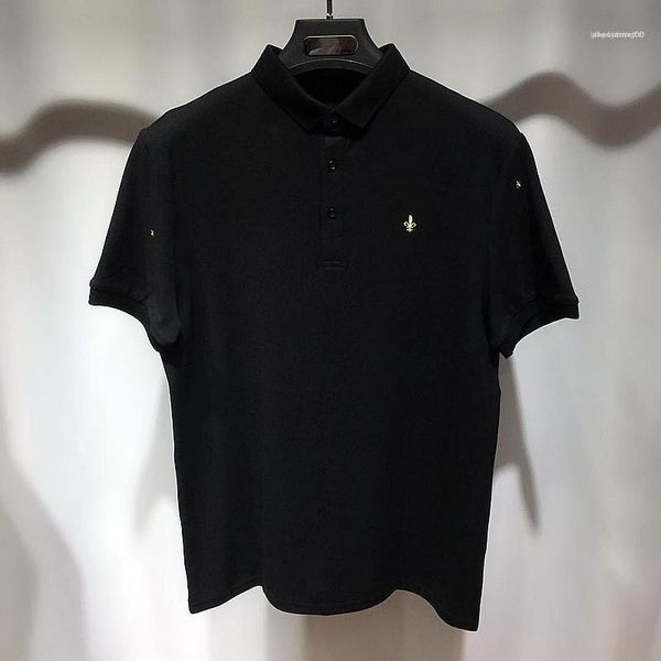 mens embroidery polo summer designer new fashion cool fresh polo tshirts short sleeved tees, White;black
mens embroidery polo summer designer new fashion cool fresh polo tshirts short sleeved tees, White;black