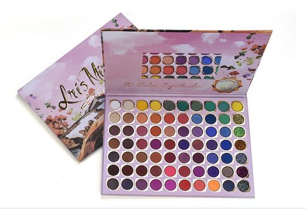 70 color matter/glitter mix eyeshadow palette high pigment eyeshadow palette waterproof naked eye shadow palette professional cosmetic
70 color matter/glitter mix eyeshadow palette high pigment eyeshadow palette waterproof naked eye shadow palette professional cosmetic