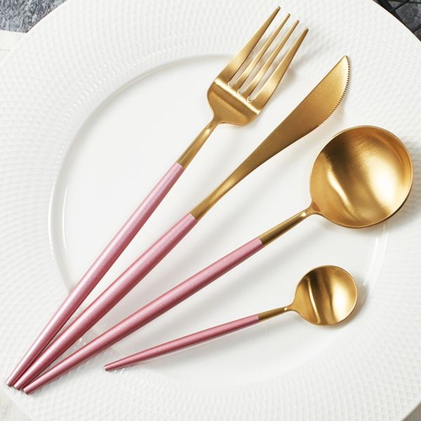 stainless steel flatware set golden cutlery morden spoon knife fork gold plated restaurant luxury wed l dinnerware
stainless steel flatware set golden cutlery morden spoon knife fork gold plated restaurant luxury wed l dinnerware