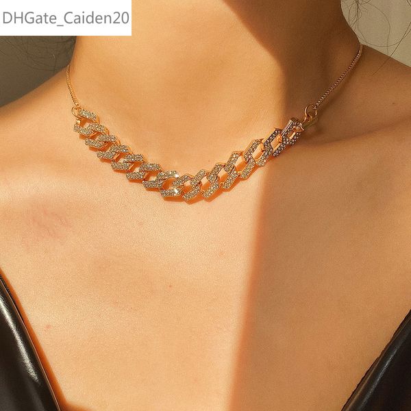 punk hip hop luxury shiny rhinestones curb cuban choker necklaces collar for women adjustable long necklaces jewelry, Silver
punk hip hop luxury shiny rhinestones curb cuban choker necklaces collar for women adjustable long necklaces jewelry, Silver