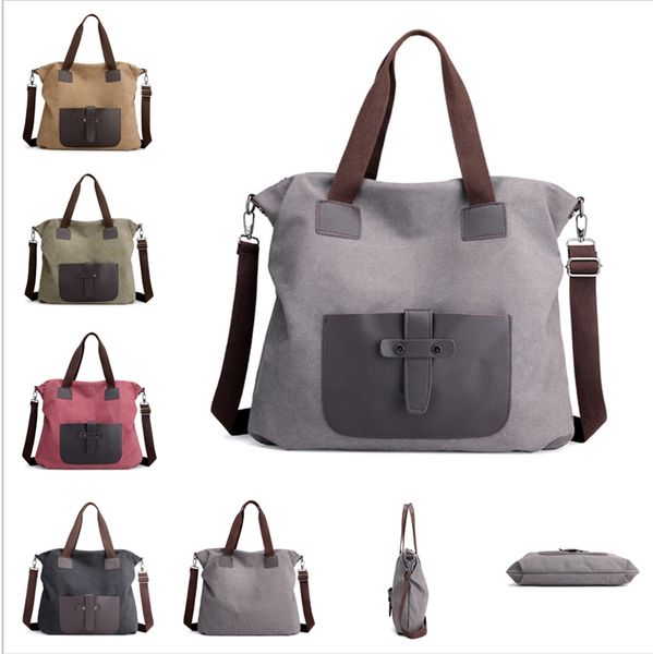 new 5 color retro canvas leather backpack handbags shoulder messenger bag large capacity women simple casual portable storage bag
new 5 color retro canvas leather backpack handbags shoulder messenger bag large capacity women simple casual portable storage bag