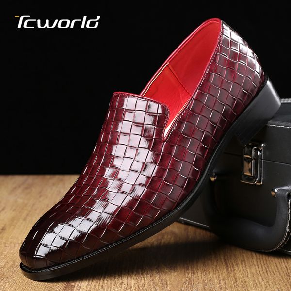 business leather shoes man loafers casual zapatos de hombre brithish style woven leather moccasin plus size, Black
business leather shoes man loafers casual zapatos de hombre brithish style woven leather moccasin plus size, Black