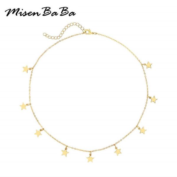fashion pentagram star pendant gold silver color clavicle choker necklace for woman holiday beach statement jewelry wholesale, Golden;silver
fashion pentagram star pendant gold silver color clavicle choker necklace for woman holiday beach statement jewelry wholesale, Golden;silver