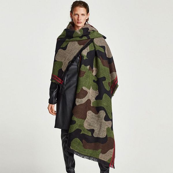new winter women's shawl army style cashmere scarf camouflage printed shawl thicken large soft cozy scarf cape muffler female stoles, Blue;gray
new winter women's shawl army style cashmere scarf camouflage printed shawl thicken large soft cozy scarf cape muffler female stoles, Blue;gray