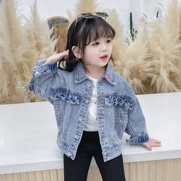 spring autumn kids girls clothes outfits denim jacket outerwear teenage children girls clothing baby loose jacket coats, Blue;gray
spring autumn kids girls clothes outfits denim jacket outerwear teenage children girls clothing baby loose jacket coats, Blue;gray