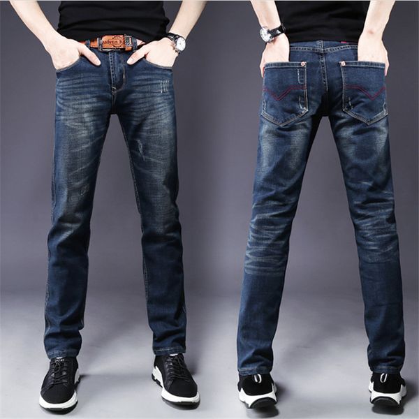 new pants men trend jeans men's slim straight loose men's pants summer casual trousers men demin jeans gtd, Blue
new pants men trend jeans men's slim straight loose men's pants summer casual trousers men demin jeans gtd, Blue