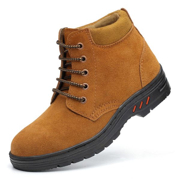 hohner work boots men steel toe outdoor cow suede ventilation wear-resisting shoes puncture proof safety shoes plus size camel, Black
hohner work boots men steel toe outdoor cow suede ventilation wear-resisting shoes puncture proof safety shoes plus size camel, Black