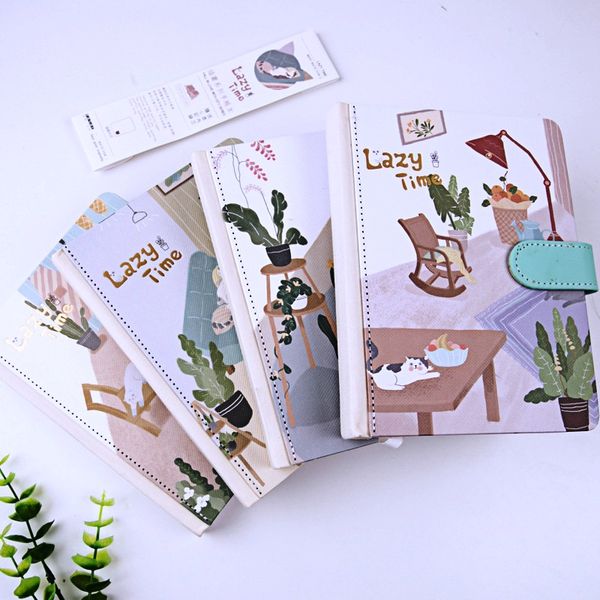 lazy time" hard cover journal diary cute cat study notebook lined grid notepad beautiful stationery gift, Purple;pink
lazy time" hard cover journal diary cute cat study notebook lined grid notepad beautiful stationery gift, Purple;pink