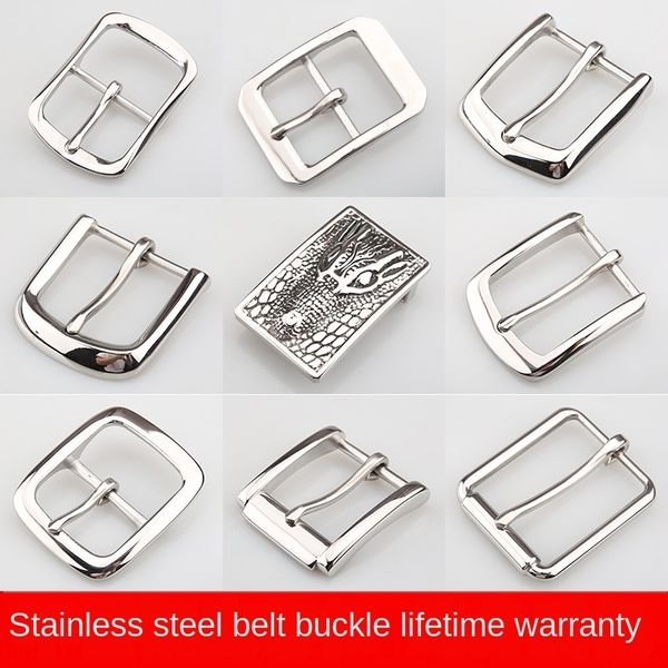 stainless steel 304 men's high-end casual pin buckle clip head pin belt belt smooth buckle, Slivery;black
stainless steel 304 men's high-end casual pin buckle clip head pin belt belt smooth buckle, Slivery;black