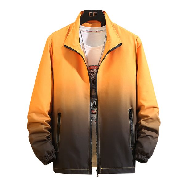 2020 new windbreaker jackets mens gradient yellow jacket cotton overcoat lightweight jacket mens bomber jackets outerwear coat, Black;brown
2020 new windbreaker jackets mens gradient yellow jacket cotton overcoat lightweight jacket mens bomber jackets outerwear coat, Black;brown
