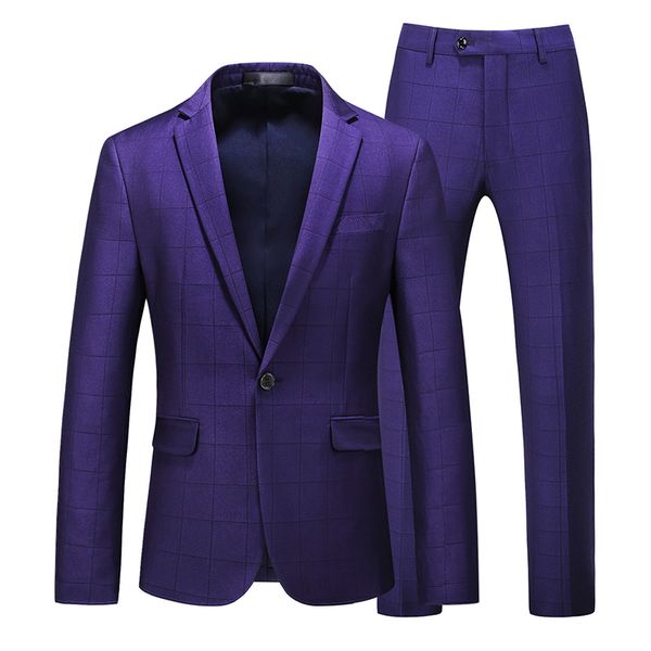 thorndike 2020 men suit 2 pieces one button suits purple plaid tuxedo wedding suits for men slim fit tuxedos (jacket+pants, White;black
thorndike 2020 men suit 2 pieces one button suits purple plaid tuxedo wedding suits for men slim fit tuxedos (jacket+pants, White;black