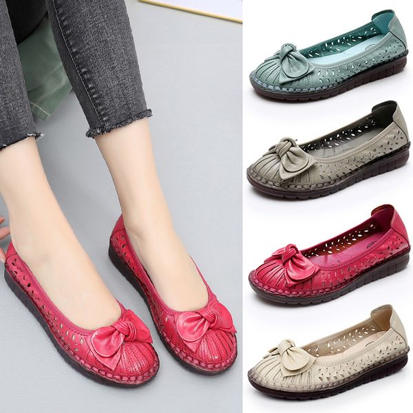 muyang summer genuine leather soft hollow flats sandals women bow breathable ladies shoes mx200407, Black
muyang summer genuine leather soft hollow flats sandals women bow breathable ladies shoes mx200407, Black