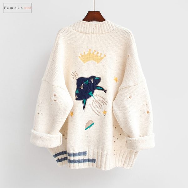 осень зима женщины свитера cardigans мультфильм вышивка out пончо однобортный вязать свитер harajuku cardigans top, White;black
осень зима женщины свитера cardigans мультфильм вышивка out пончо однобортный вязать свитер harajuku cardigans top, White;black