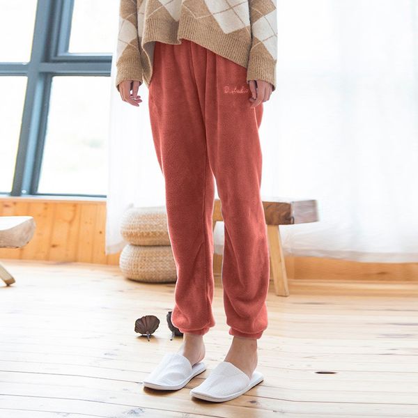 women's pants new style pure coral velvet household trousers comfortable casual autumn autumn womens sleepwear pants fashion, Black;red
women's pants new style pure coral velvet household trousers comfortable casual autumn autumn womens sleepwear pants fashion, Black;red