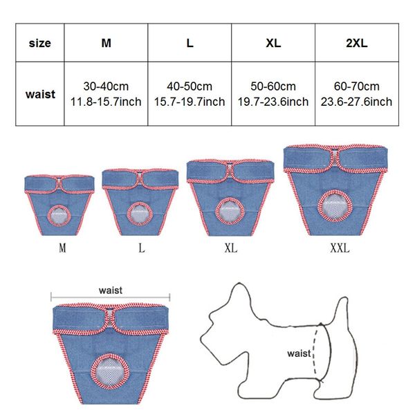 durable denim machine washable pet diapers dog sanitary pantie adjustable comfortable female dog wraps sanitary pants underwear dog houses
durable denim machine washable pet diapers dog sanitary pantie adjustable comfortable female dog wraps sanitary pants underwear dog houses