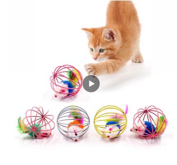 cat interactive toy stick feather wand with small bell mouse cage toys plastic artificial colorful cat teaser toy pet supplies
cat interactive toy stick feather wand with small bell mouse cage toys plastic artificial colorful cat teaser toy pet supplies