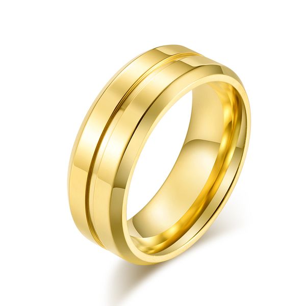 europe and the united states selling simple wind titanium steel men's ring 18k gold trend fashion accessories wholesale postage, Silver
europe and the united states selling simple wind titanium steel men's ring 18k gold trend fashion accessories wholesale postage, Silver