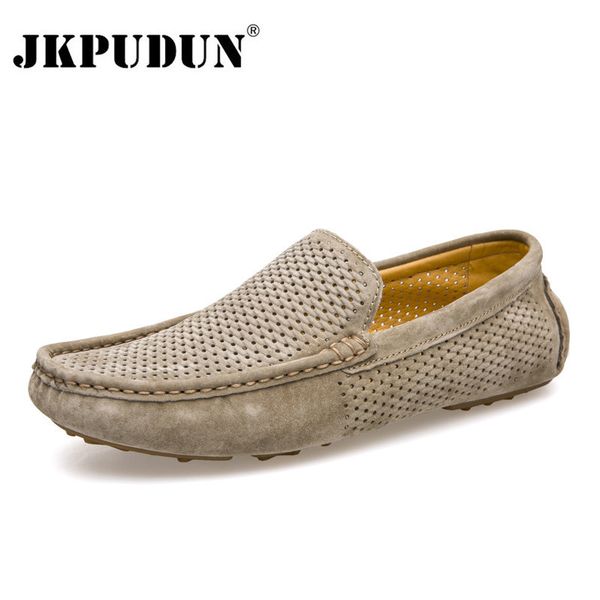 jkpudun summer suede loafers men shoes casual genuine leather slip on mens driving shoes soft male moccasins breathable gommino mx190729, Black
jkpudun summer suede loafers men shoes casual genuine leather slip on mens driving shoes soft male moccasins breathable gommino mx190729, Black