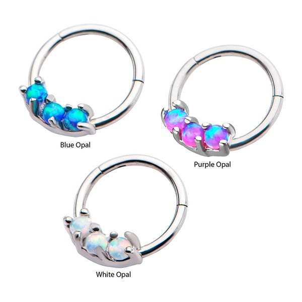 1pc 16g 8mm steel opal ear tragues septum clicker nose ring tragus daith cartilage labret piercing earring body jewelry, Slivery;golden
1pc 16g 8mm steel opal ear tragues septum clicker nose ring tragus daith cartilage labret piercing earring body jewelry, Slivery;golden