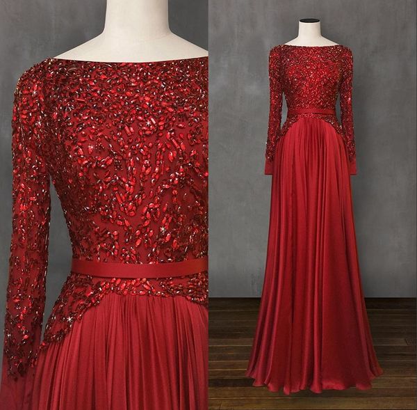 red elegant evening dresses 2019 formal dress evening wear beaded evening gowns long sleeve carpet celebrity dresses robe de soiree, Black;red
red elegant evening dresses 2019 formal dress evening wear beaded evening gowns long sleeve carpet celebrity dresses robe de soiree, Black;red