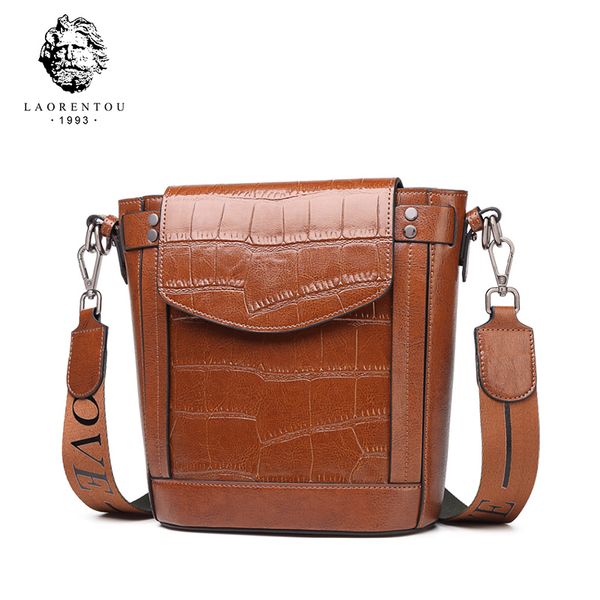 laorentou retro falp bag for ladies cow genuine leather women shoulder bag multi-function purse female classical bucket tote
laorentou retro falp bag for ladies cow genuine leather women shoulder bag multi-function purse female classical bucket tote