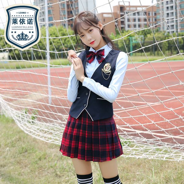 japanese sailor girl school uniform autumn and winter vest suit anime school uniform cosplay, White
japanese sailor girl school uniform autumn and winter vest suit anime school uniform cosplay, White