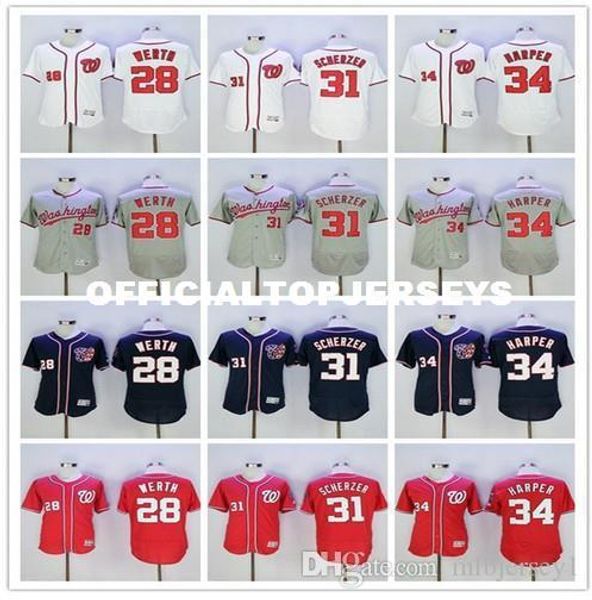 2019 mens flexbase 28 jayson werth 31 max scherzer stitched retro jerseys color white gray black red, Black;blue
2019 mens flexbase 28 jayson werth 31 max scherzer stitched retro jerseys color white gray black red, Black;blue