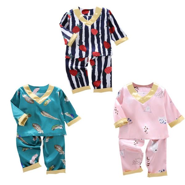 clothing sets baby casual sleepwear girls long sleeve blouse +pants pajamas spring autumn kids boys cartoon print set, White
clothing sets baby casual sleepwear girls long sleeve blouse +pants pajamas spring autumn kids boys cartoon print set, White