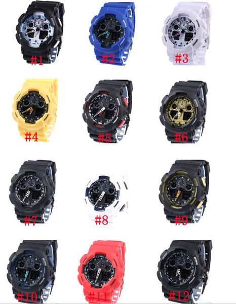 5pcs/lot electronics sports watches men waterproof g100 digital led mens womens watch women boys girls ing, Slivery;brown
5pcs/lot electronics sports watches men waterproof g100 digital led mens womens watch women boys girls ing, Slivery;brown