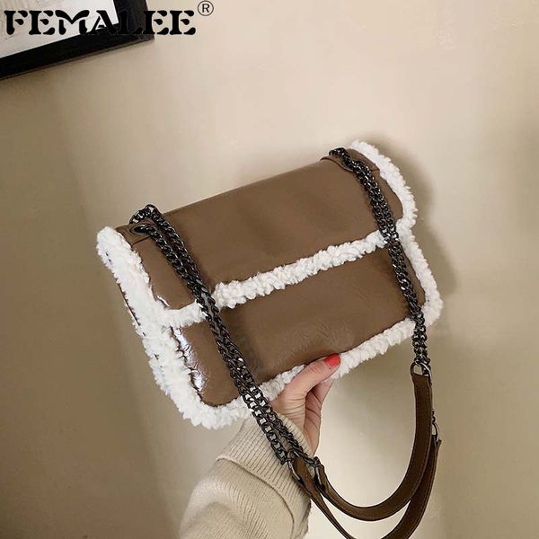 large capacity pu leather crossbody bag wool border square bag new lady trendy chains handbag soft plush shoulder tote bolsa
large capacity pu leather crossbody bag wool border square bag new lady trendy chains handbag soft plush shoulder tote bolsa