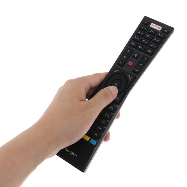

ИК 433MHZ RM-C3231 Замена ТВ пульт управления с Netflix Кнопка Подходит для Currys JVC Smar TV LT24C656 /