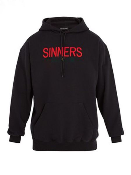 2018 Европа Париж Осень Зима Черный Мода SINNERS Вышивка с капюшоном Толстовка Мужчины Женщины Luxury Толстовка BB BL
2018 Европа Париж Осень Зима Черный Мода SINNERS Вышивка с капюшоном Толстовка Мужчины Женщины Luxury Толстовка BB BL