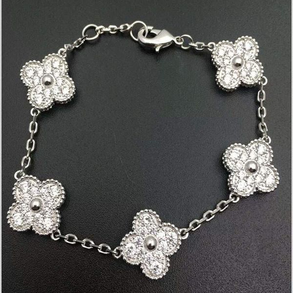 fashion platinum plated fourleaf clover bracelet fashion romantic women microinlaid fiveleaf jewelry wholesale, Golden;silver
fashion platinum plated fourleaf clover bracelet fashion romantic women microinlaid fiveleaf jewelry wholesale, Golden;silver