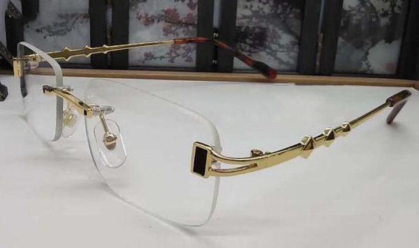 sunglasses vintage lunettes and metal retro case glasses men women brand designer oculos glasses famous box with rimless buffalo horn, White;black
sunglasses vintage lunettes and metal retro case glasses men women brand designer oculos glasses famous box with rimless buffalo horn, White;black