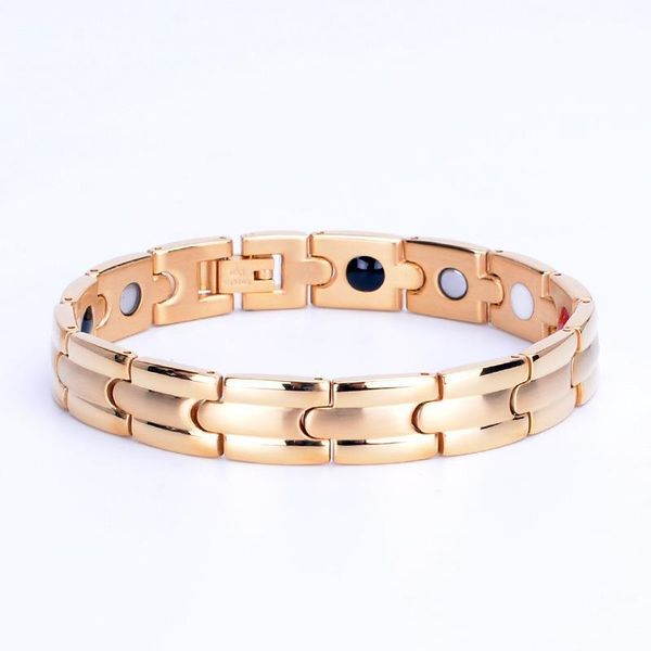 mens 4 black magnetic therapy bracelet with negative ions germanium infrared for male titanium steel bracelet jewelry, Golden;silver
mens 4 black magnetic therapy bracelet with negative ions germanium infrared for male titanium steel bracelet jewelry, Golden;silver