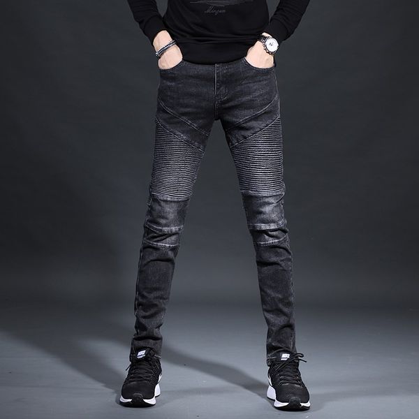 new 2020 men's male american jeans brand slim feet pants plus velvet thick autumn and winter motorcycle trousers, Blue
new 2020 men's male american jeans brand slim feet pants plus velvet thick autumn and winter motorcycle trousers, Blue