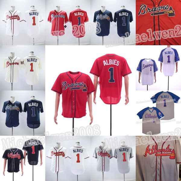 1 Ozzie Albies Atlanta 1979 Retro Red Begie Navy Braves Jerseys Cool Base Felx Base Blue and Grey Double Stitched In Stock
1 Ozzie Albies Atlanta 1979 Retro Red Begie Navy Braves Jerseys Cool Base Felx Base Blue and Grey Double Stitched In Stock