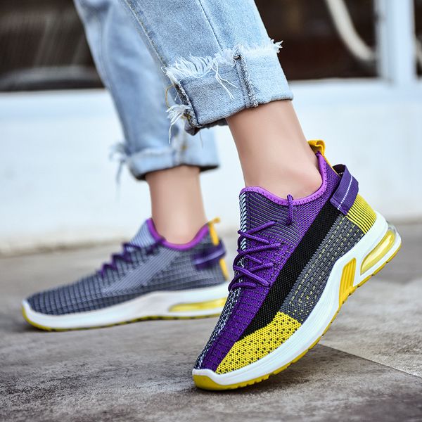 spring new style casual breathable women's shoes wear and absorption rear foot air cushion shoes woven athletic, Black
spring new style casual breathable women's shoes wear and absorption rear foot air cushion shoes woven athletic, Black